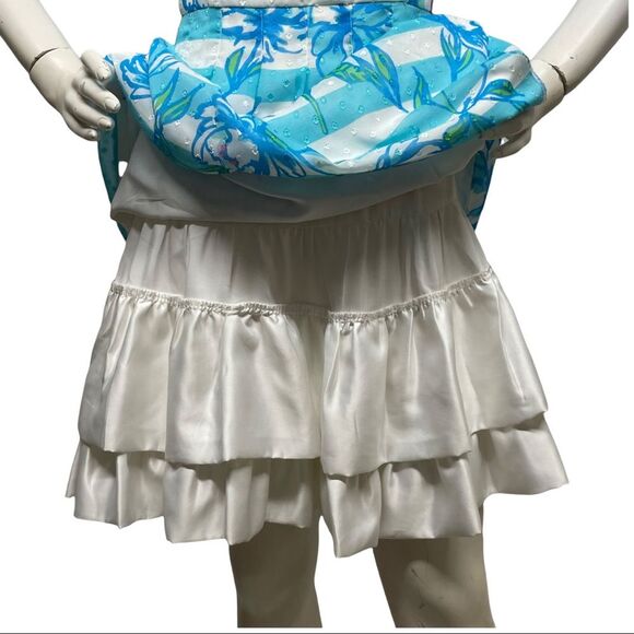 LILLY PULITZER Posey Blue Fit & Flare Dress 8 $228 - Picture 8 of 16